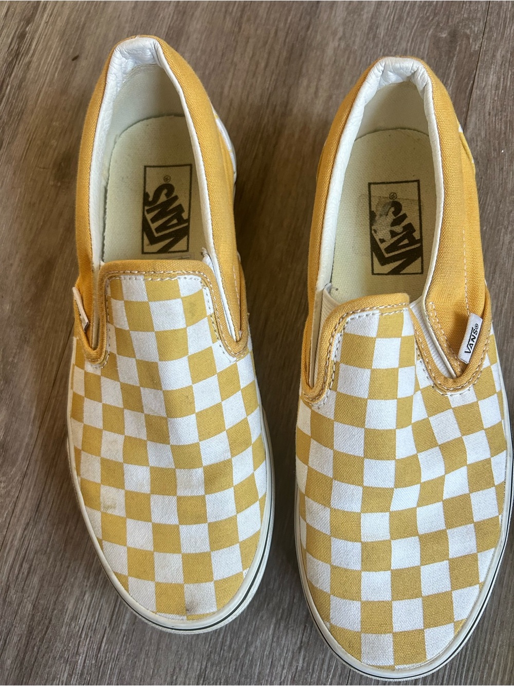 Yellow checkered vans - Picture 2 of 10
